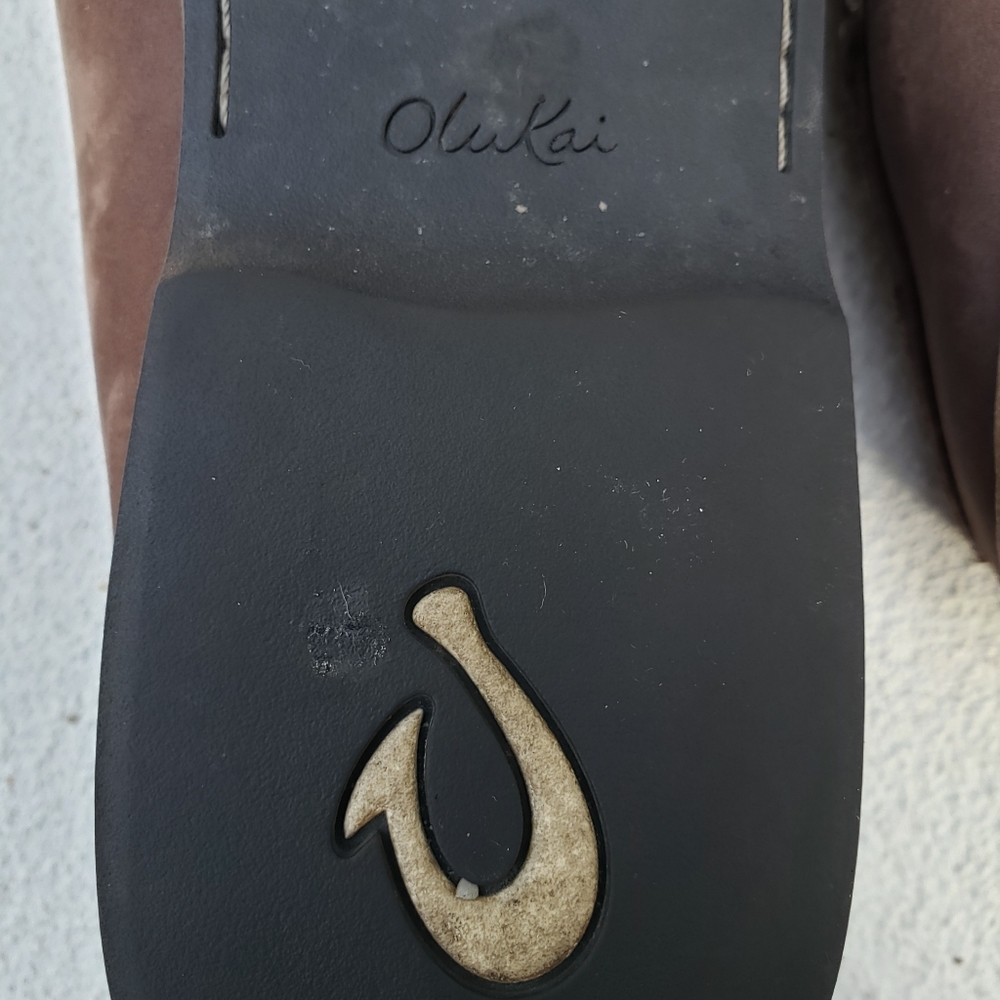 EUC OluKai Women's Brown Suede Penny Loafers - Picture 9 of 10